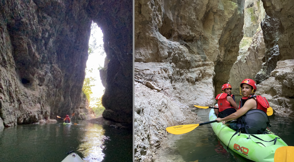 Canyoning o Kayak con esplorazione guidata Val di Non