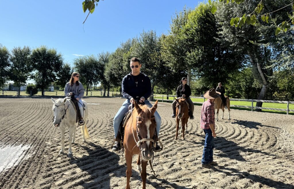 Giornata a cavallo passeggiando tra la Laguna di Caorle e festeggiando