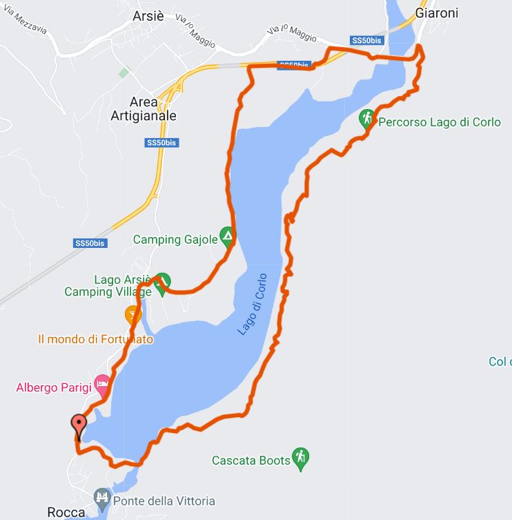 Lago del Corlo: kayak, ponti sospesi e trekking tra Veneto e Trentino