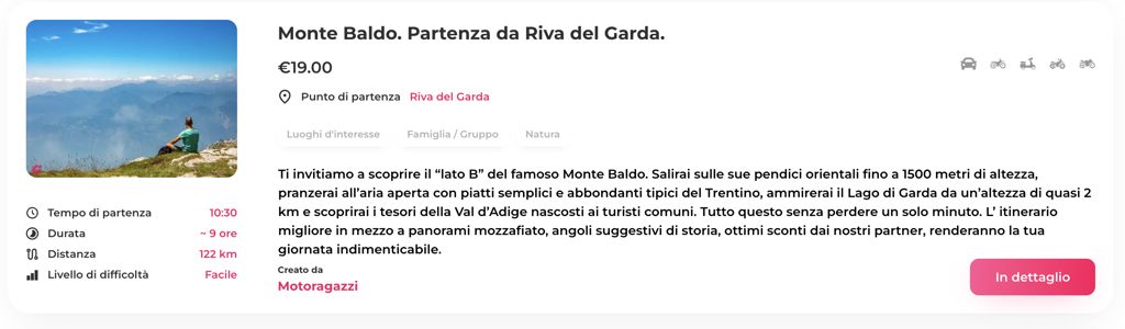 Tour in Vespa al Lago di Garda: da Riva del Garda a Tremosine