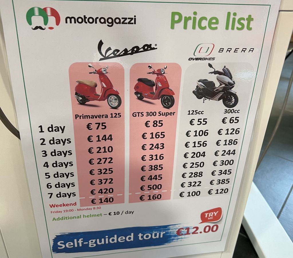 Tour in Vespa al Lago di Garda: da Riva del Garda a Tremosine