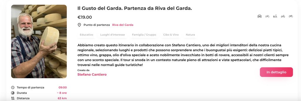 Tour in Vespa al Lago di Garda: da Riva del Garda a Tremosine