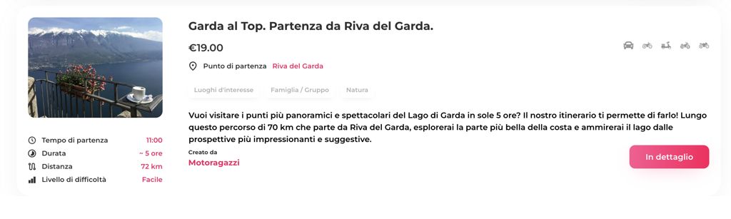 Tour in Vespa al Lago di Garda: da Riva del Garda a Tremosine