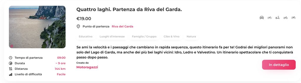Tour in Vespa al Lago di Garda: da Riva del Garda a Tremosine